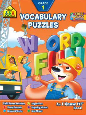 Vocabulary Puzzles Grade 1 Workbook
