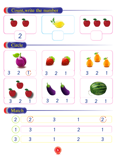 Count 1-10 book | Math Books